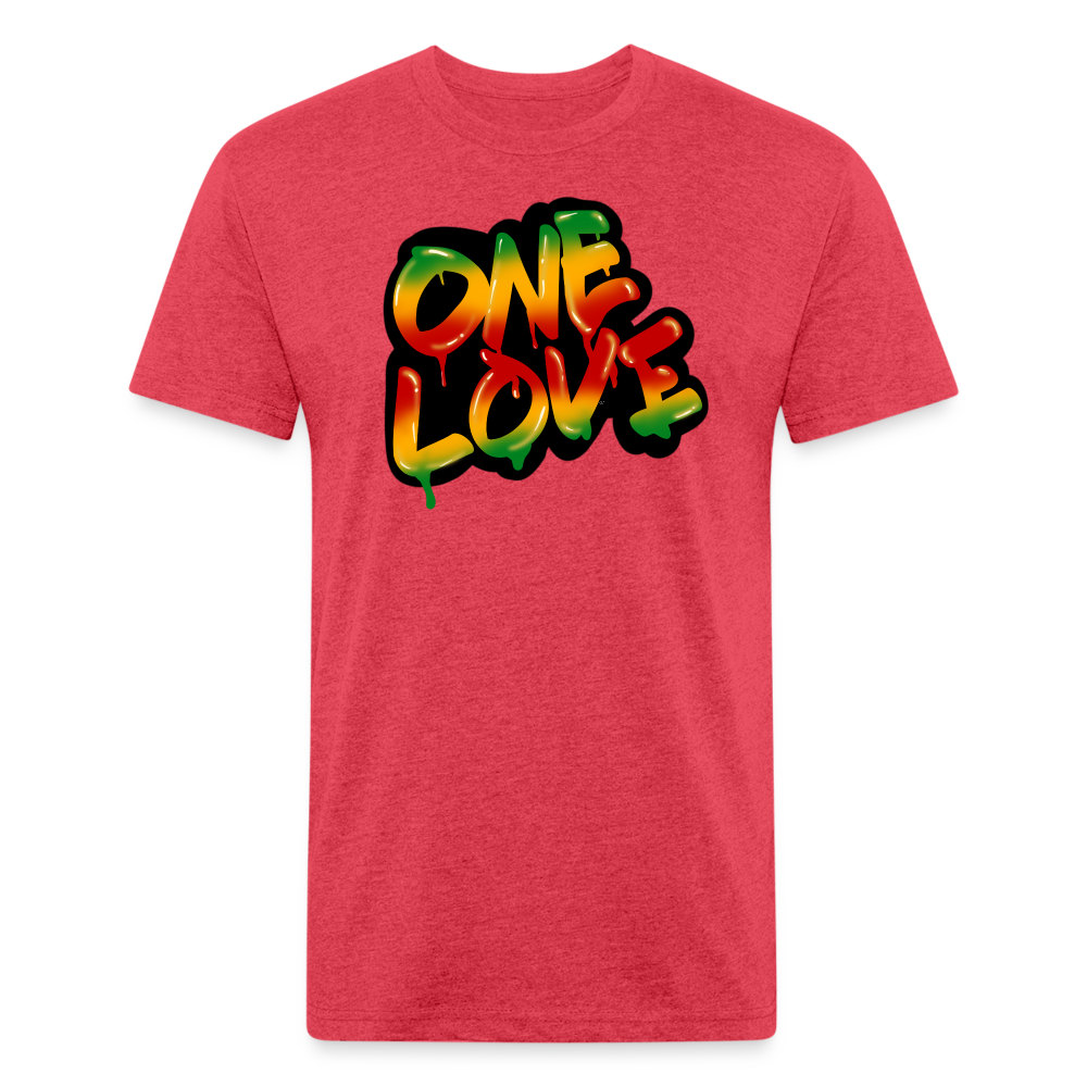 One Love - heather red