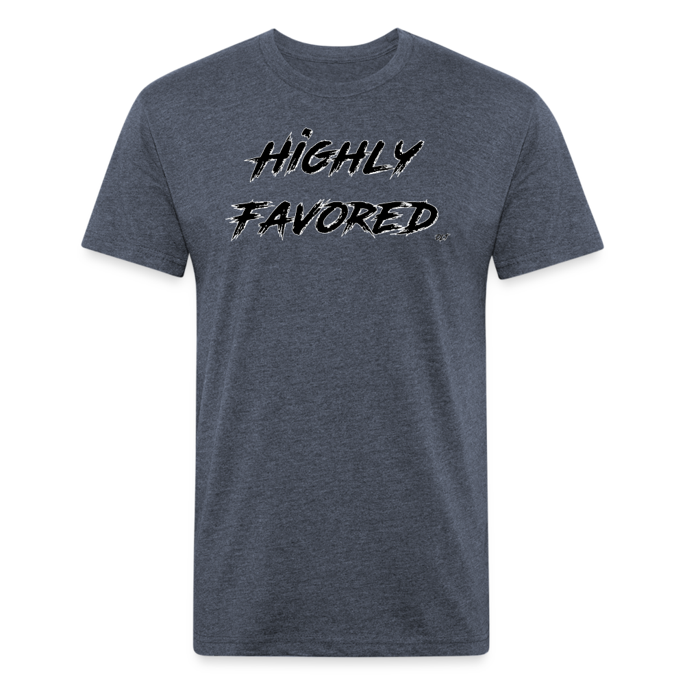 Highly Favored - heather navy