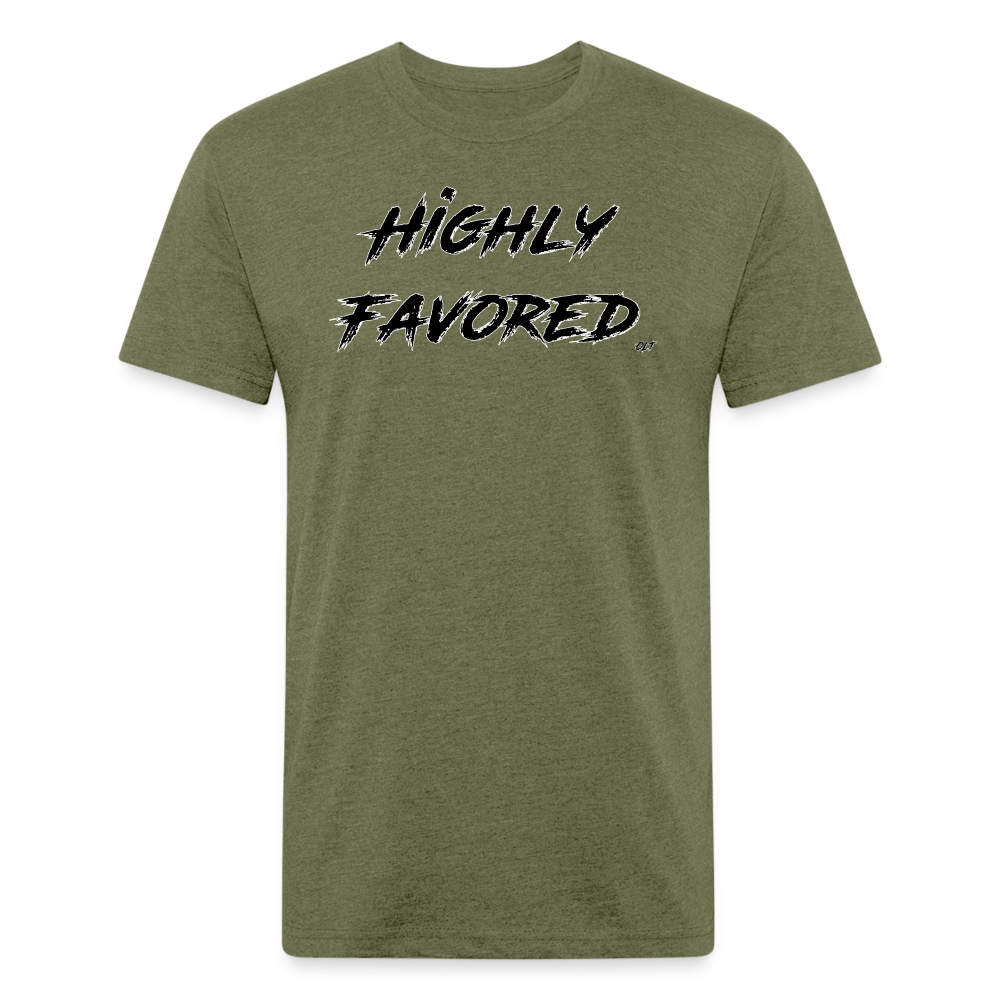 Highly Favored - heather military green