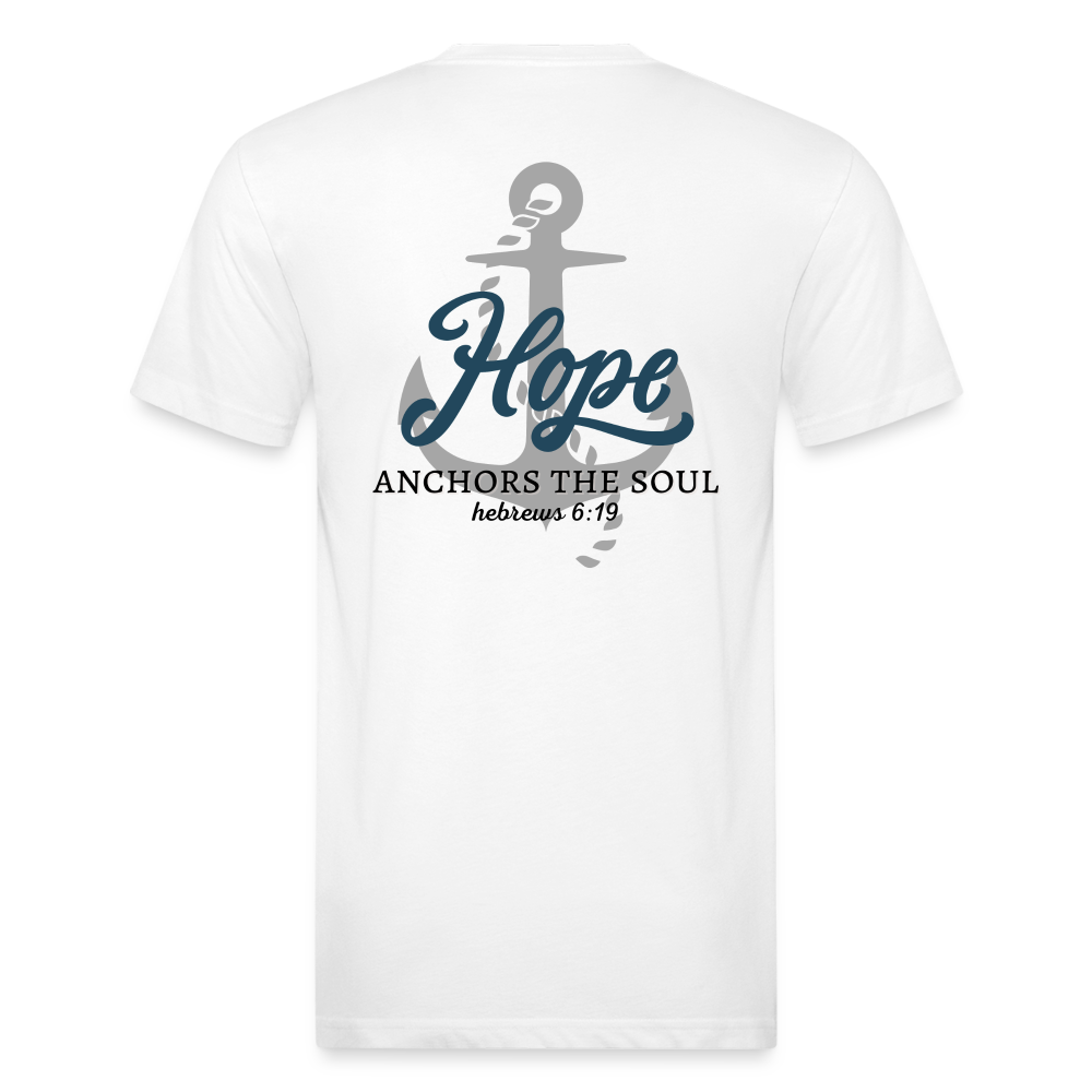 Hope Anchors the soul - white