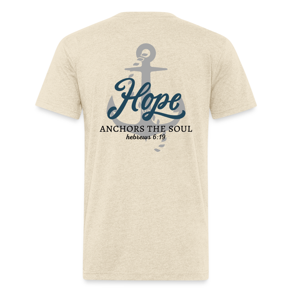 Hope Anchors the soul - heather cream