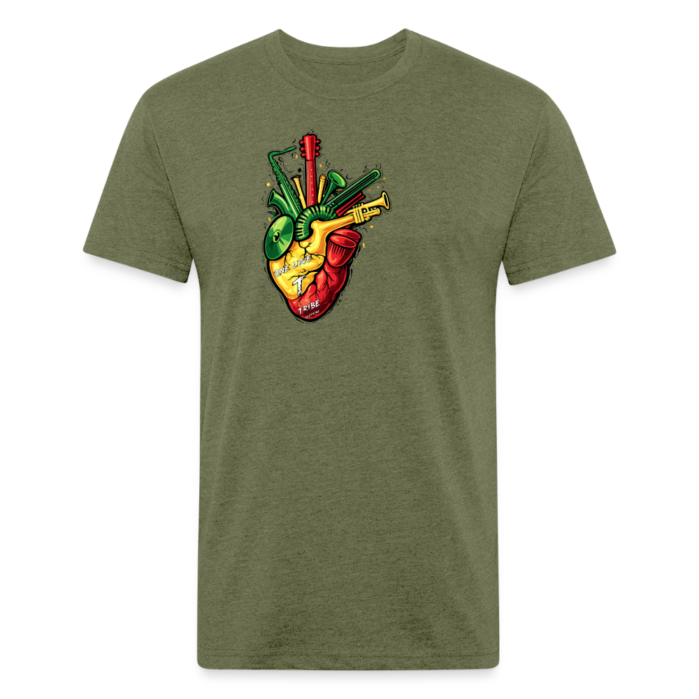 HeartOfLove - heather military green