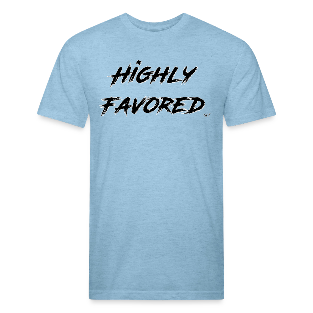 Highly Favored - heather blue